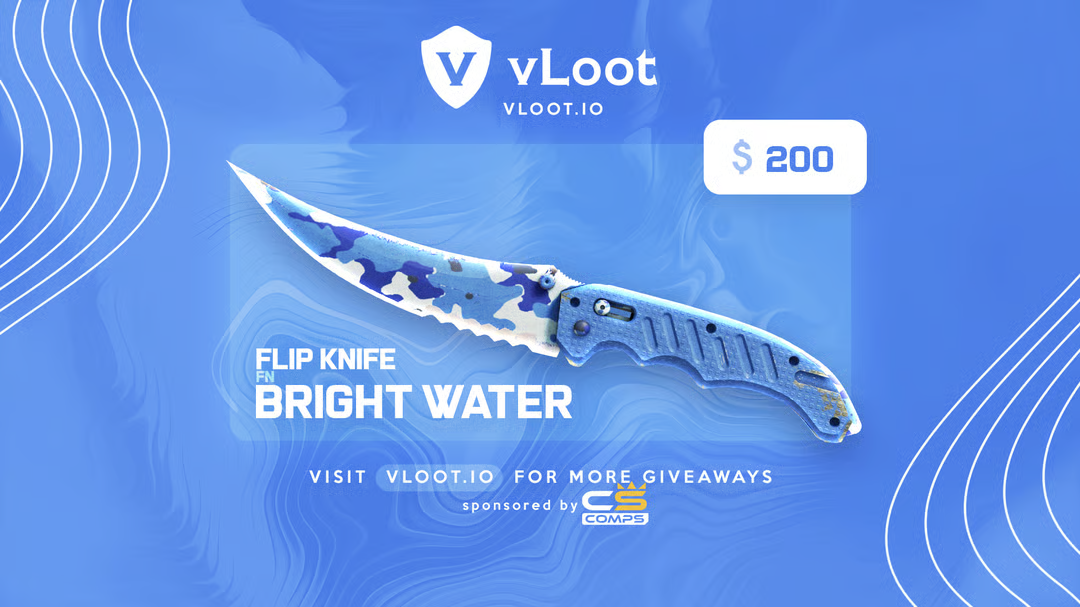 Free Flip Knife Bright Water
