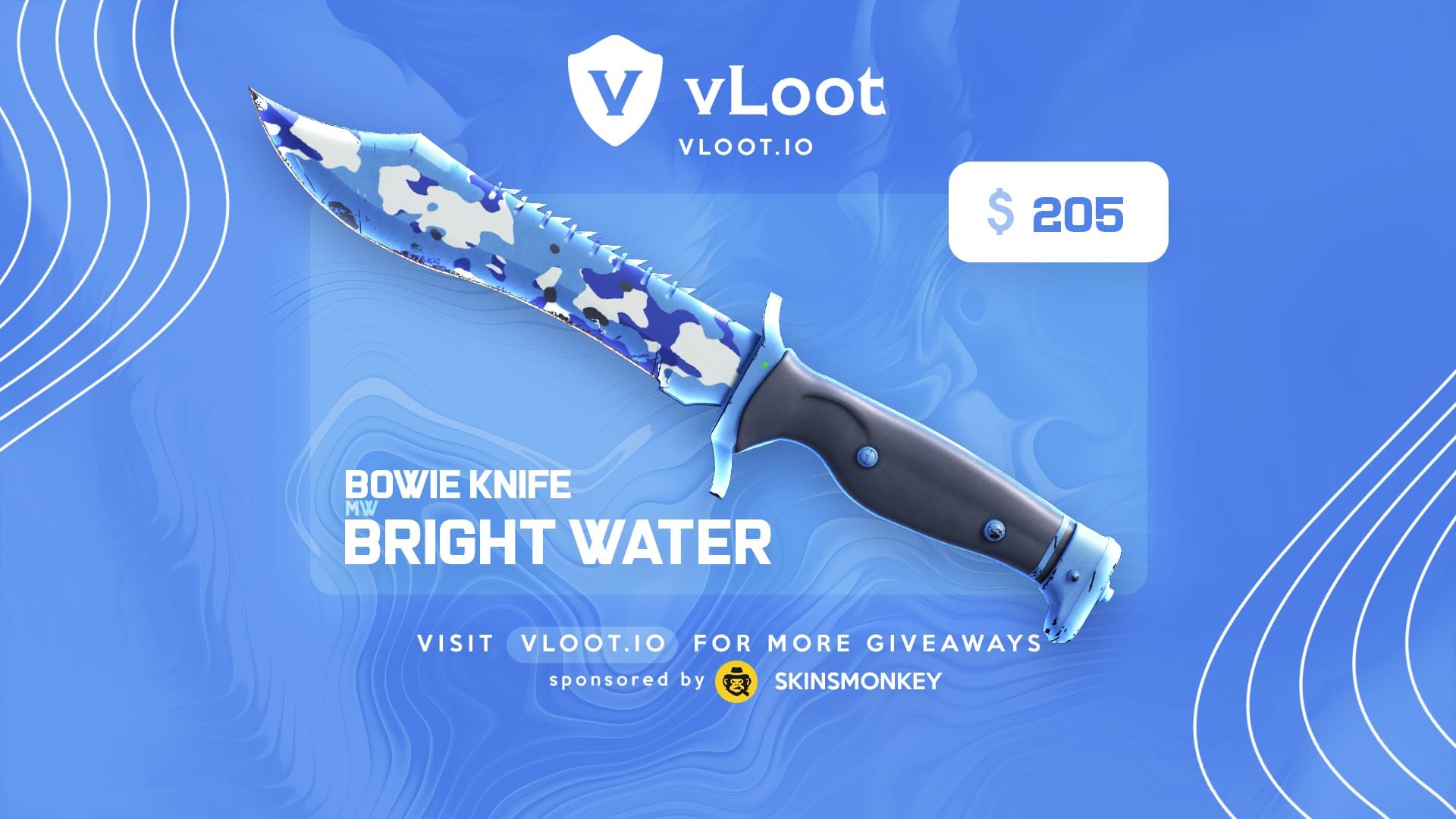 Bowie Knife Bright Water Giveaway