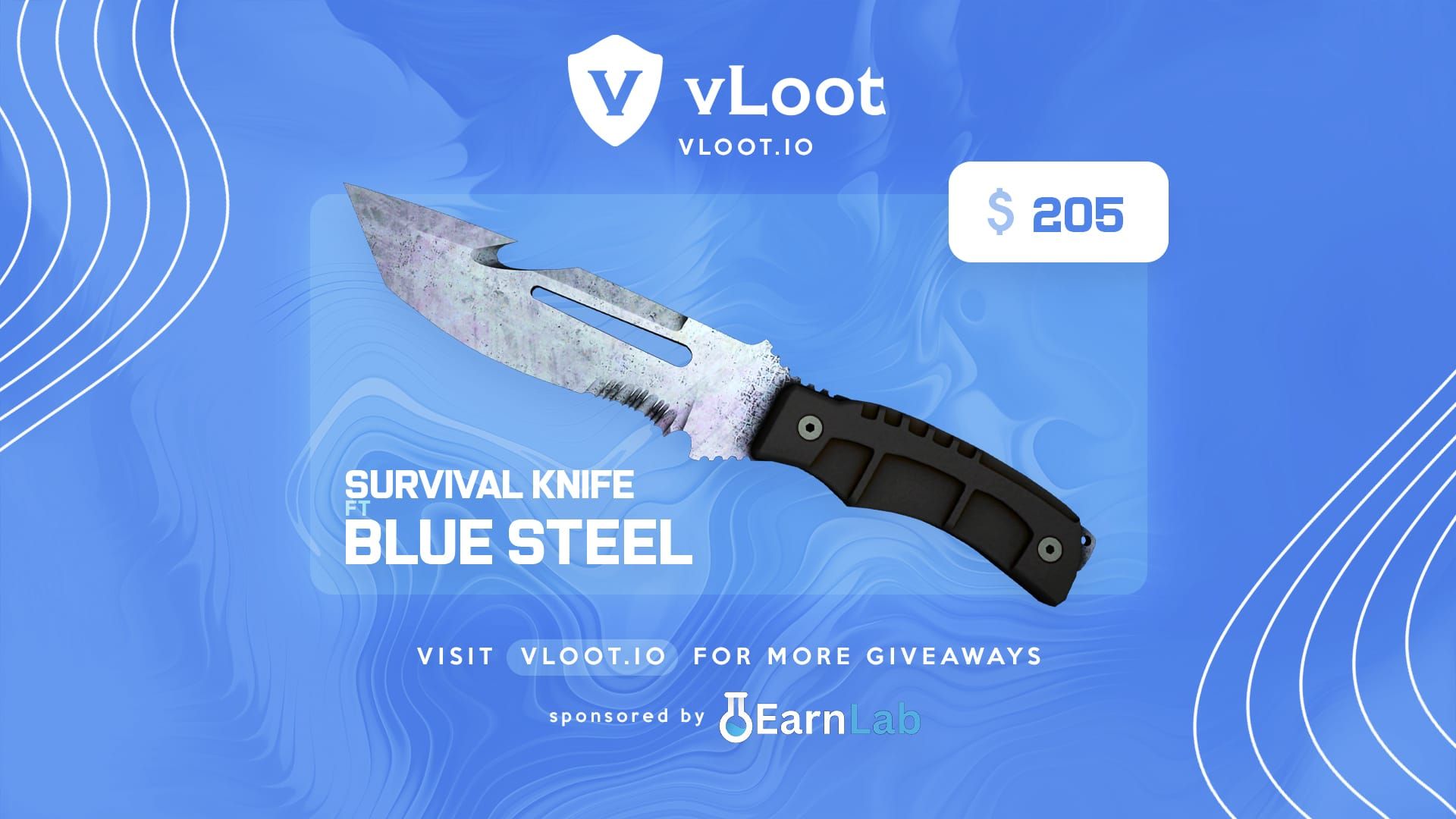 Survival Knife Blue Steel Giveaway 2025