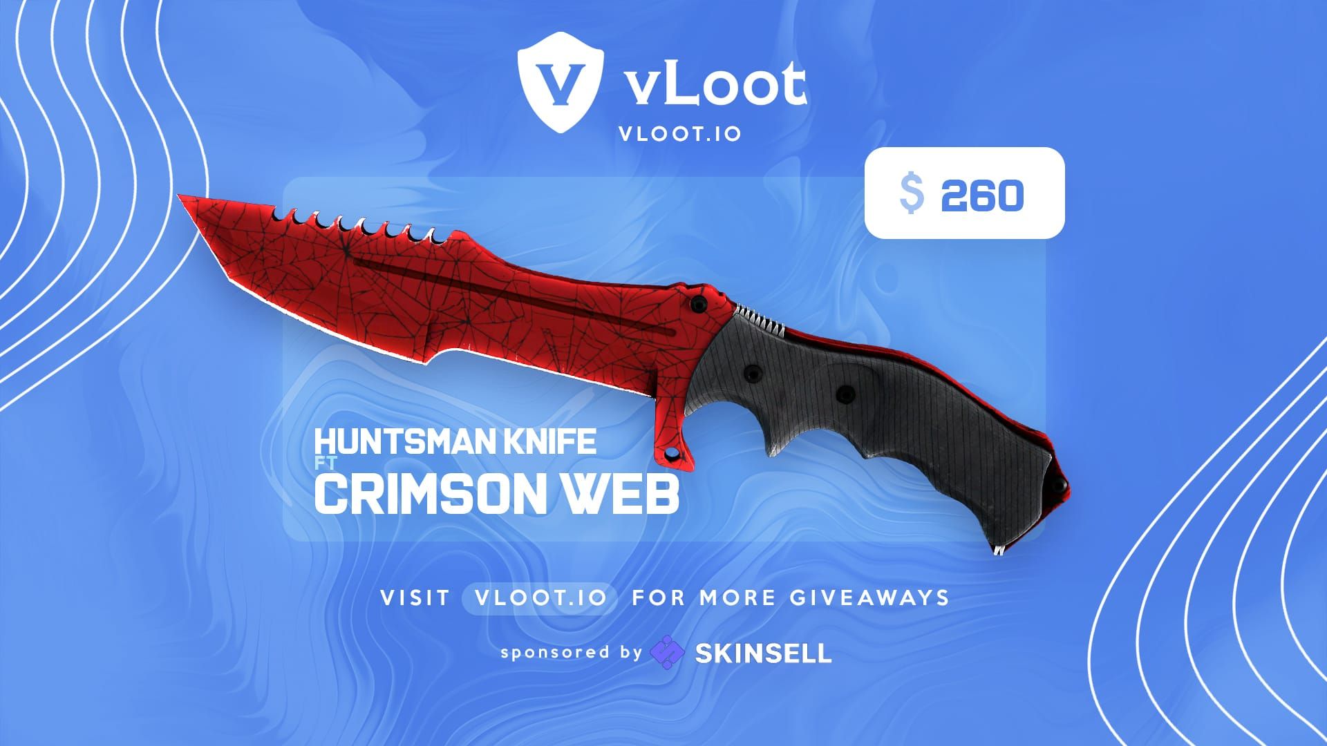 Huntsman Knife Crimson Web Giveaway 2025