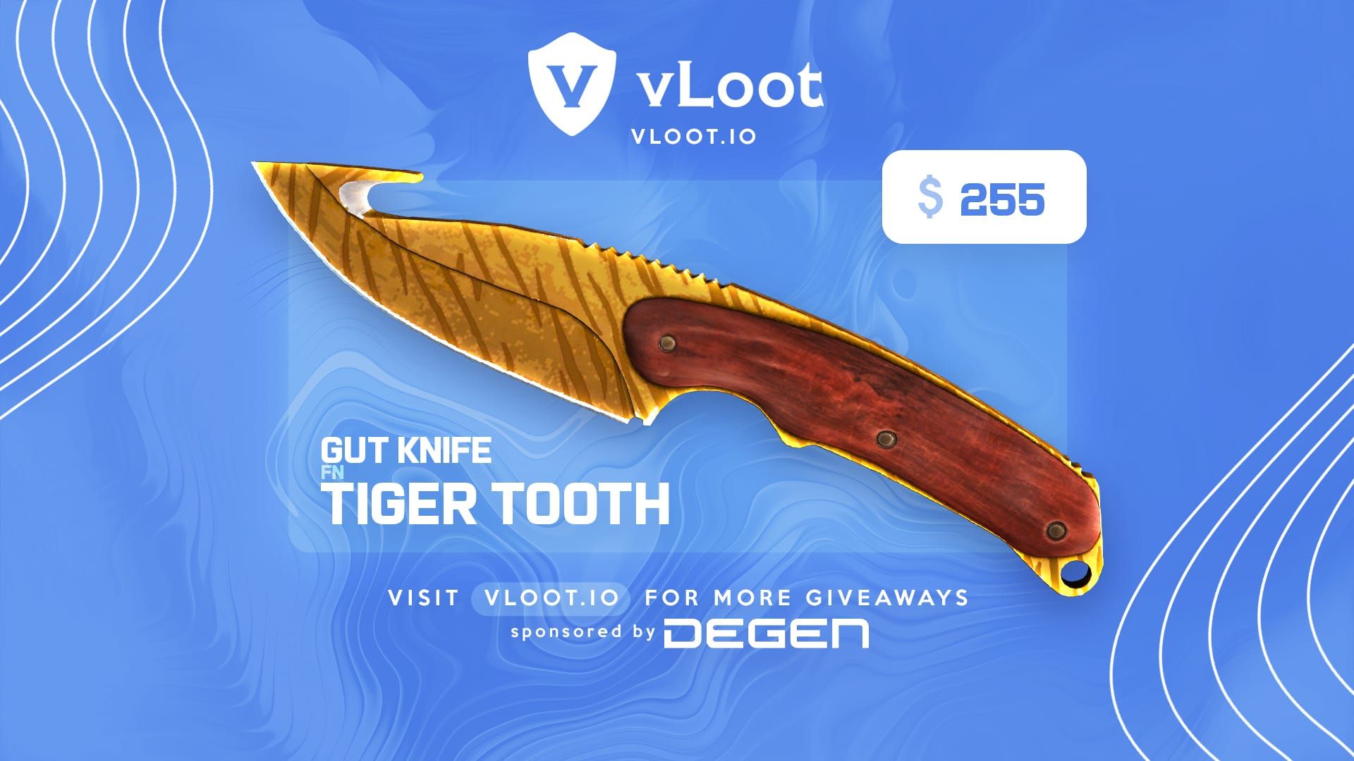 Gut Knife Tiger Tooth Giveaway CS2