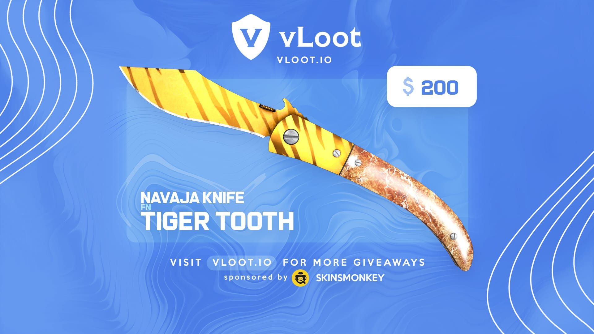 Navaja Knife Tiger Tooth Giveaway