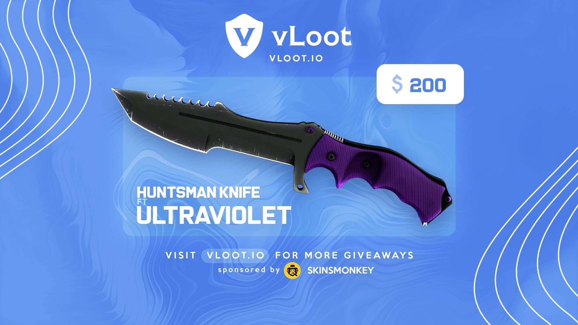 Huntsman Knife Ultraviolet Giveaway CS2
