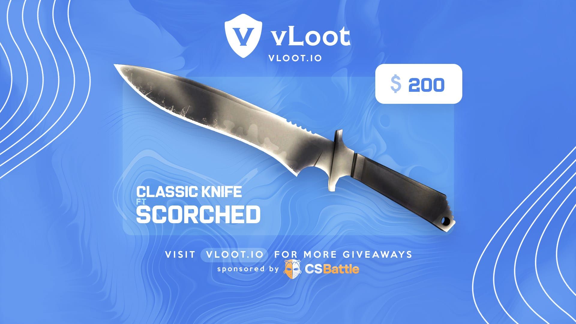 Classic Knife Scorched Giveaway CS2
