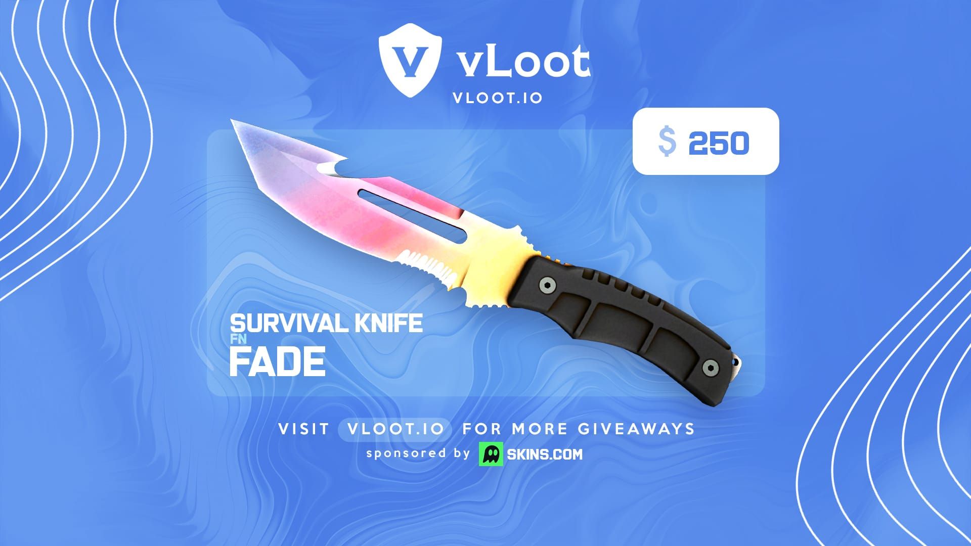 Survival Knife Fade Giveaway CS2