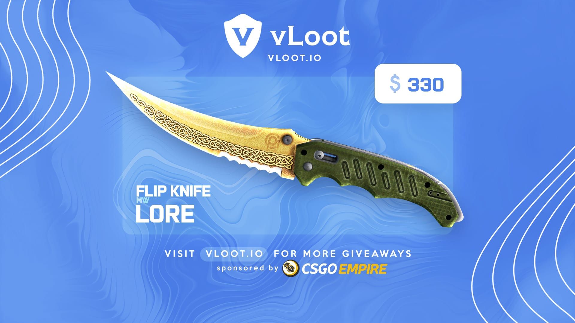 Flip Knife Lore Giveaway CS2