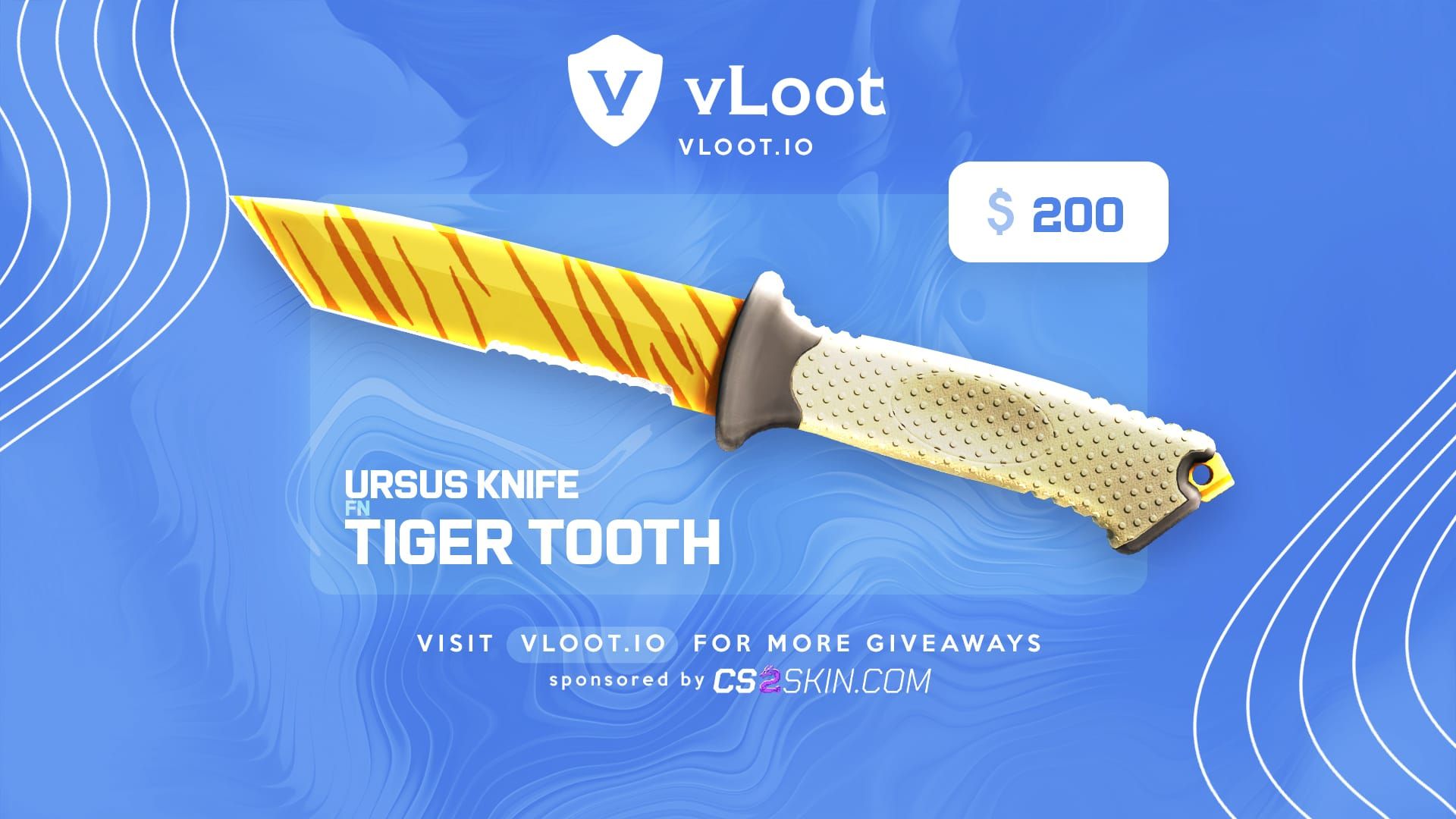 Ursus Knife Tiger Tooth Giveaway CS2 2026