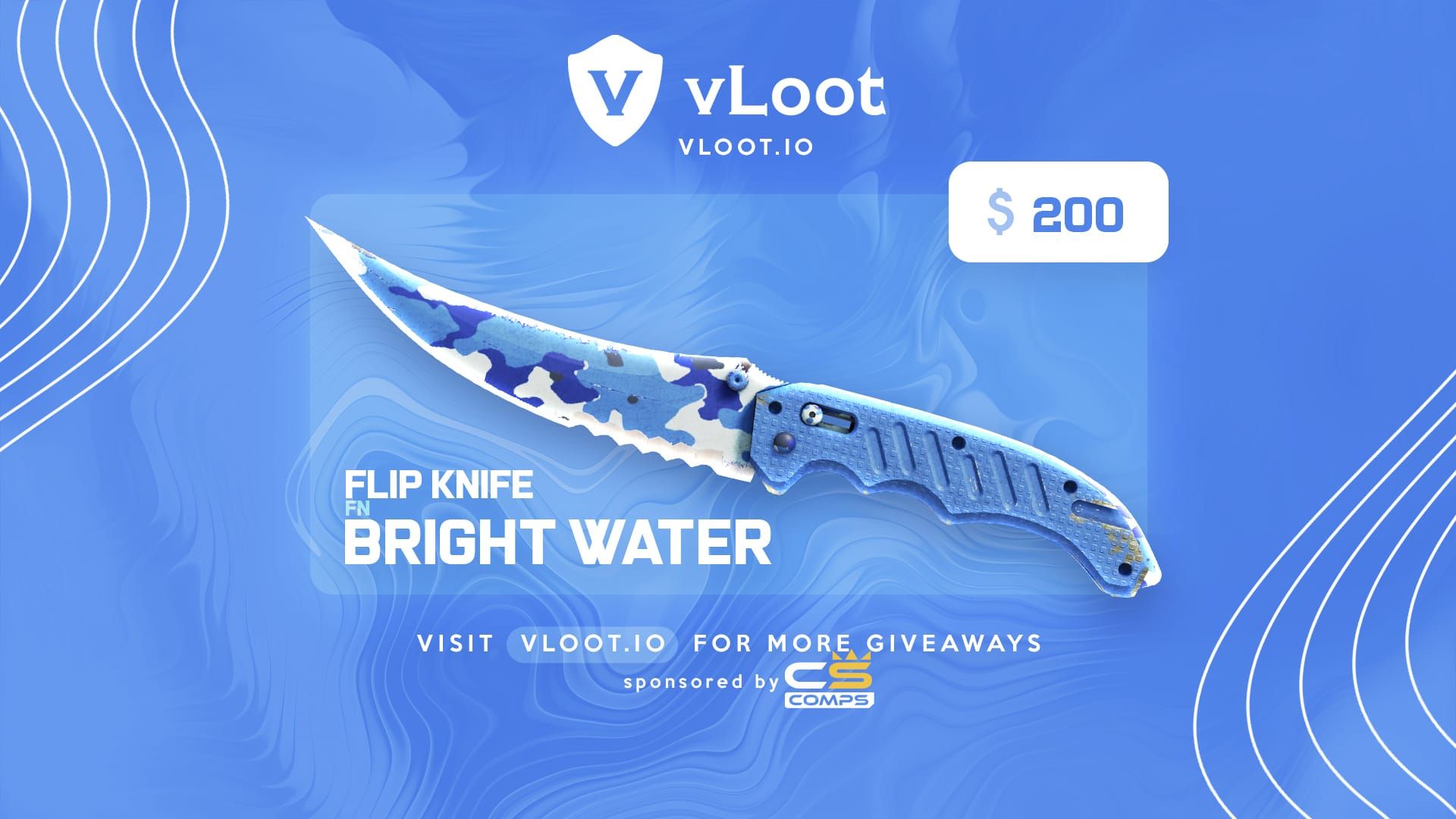 Flip Knife Bright Water Giveaway 2026