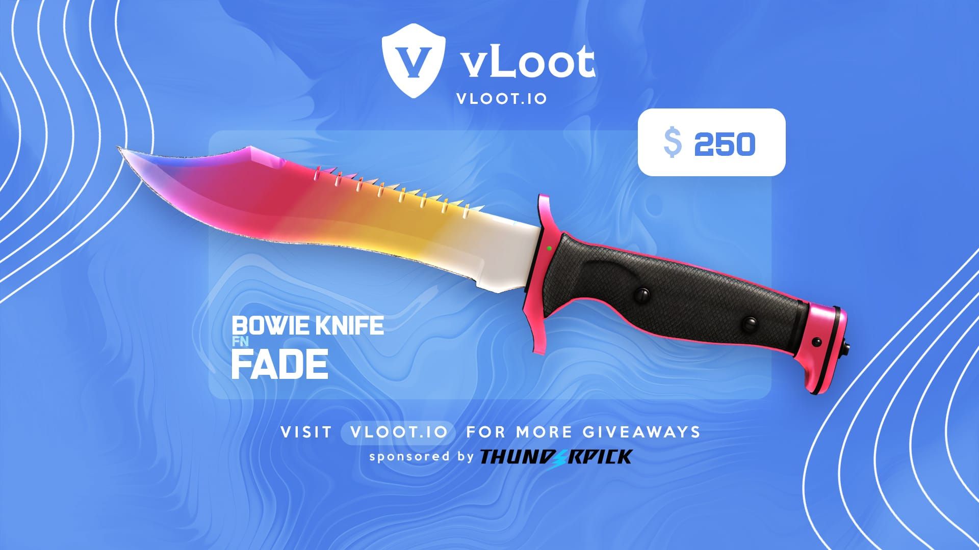 Bowie Knife Fade Giveaway 2026