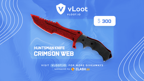 Free Huntsman Knife Crimson Web Giveaway 2023