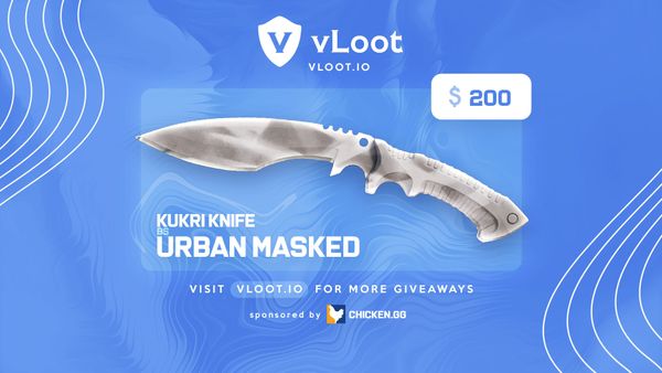 Kukri Knife Urban Masked Giveaway