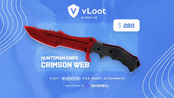 Huntsman Knife Crimson Web Giveaway 2025