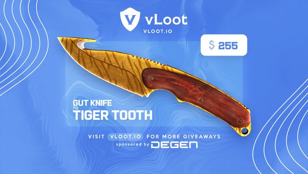 Gut Knife Tiger Tooth Giveaway CS2