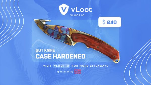 Gut Knife Case Hardened Giveaway