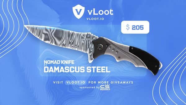 Nomad Knife Damascus Steel Giveaway CS2