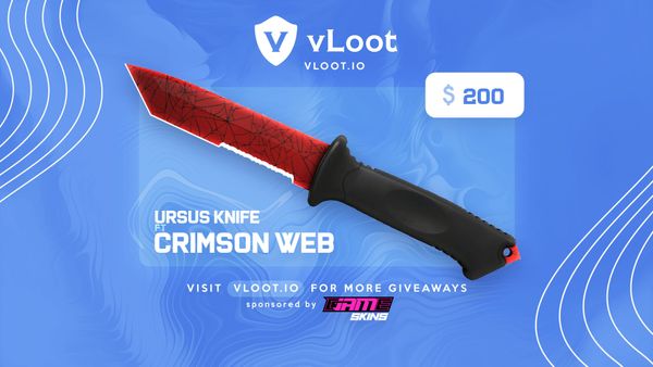 CS2 Ursus Knife Crimson Web Giveaway