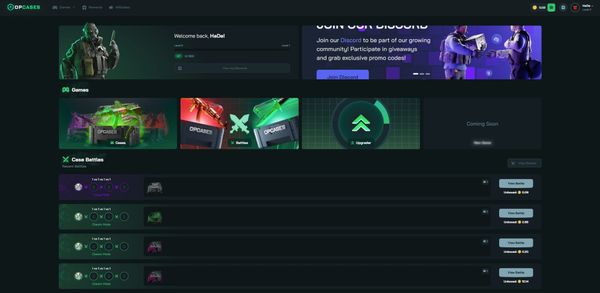 OPCases Free 5 Cases Promo Code