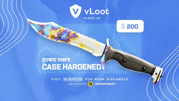 Bowie Knife Case Hardened Giveaway CS2 2026