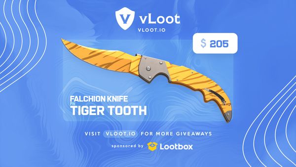 Falchion Knife Tiger Tooth Giveaway CS2 2026