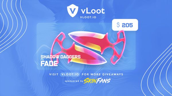 Shadow Daggers Fade Giveaway 2026