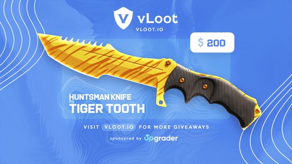 Huntsman Knife Tiger Tooth Giveaway CS2 2026
