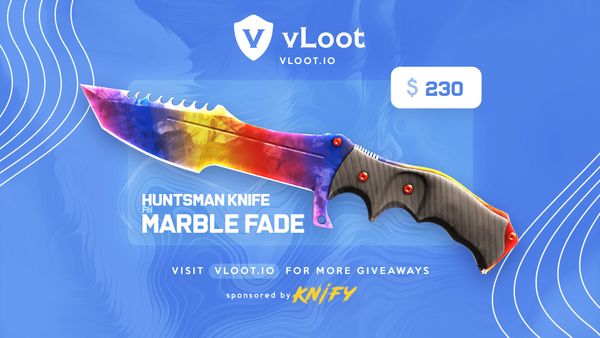 Huntsman Knife Marble Fade Giveaway 2026