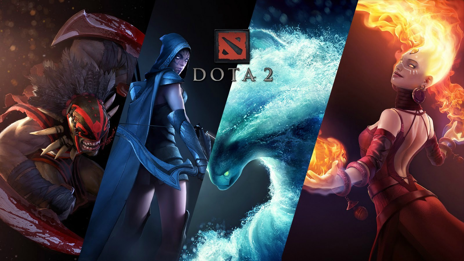 A release poster for Dota 2.