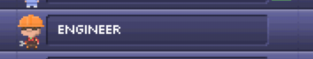 The Engineer costume from Tiny Tower, clearly modeled after the TF2 Engineer.