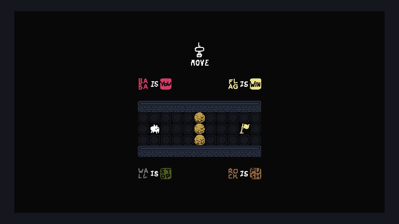 The first map of Baba Is You.