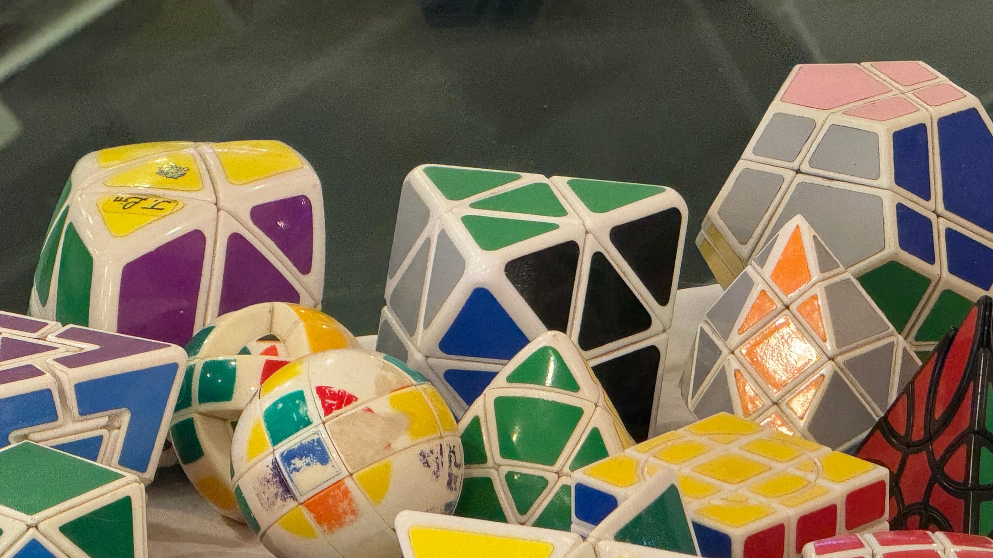 A Skewb Diamond, also known as a 2x2 Face-Turning Octahedron.