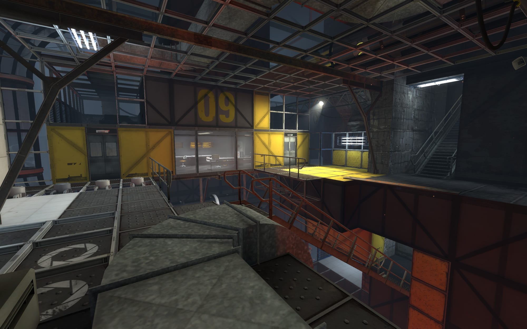 The start of the escape sequence in Portal: Alive & Kicking.