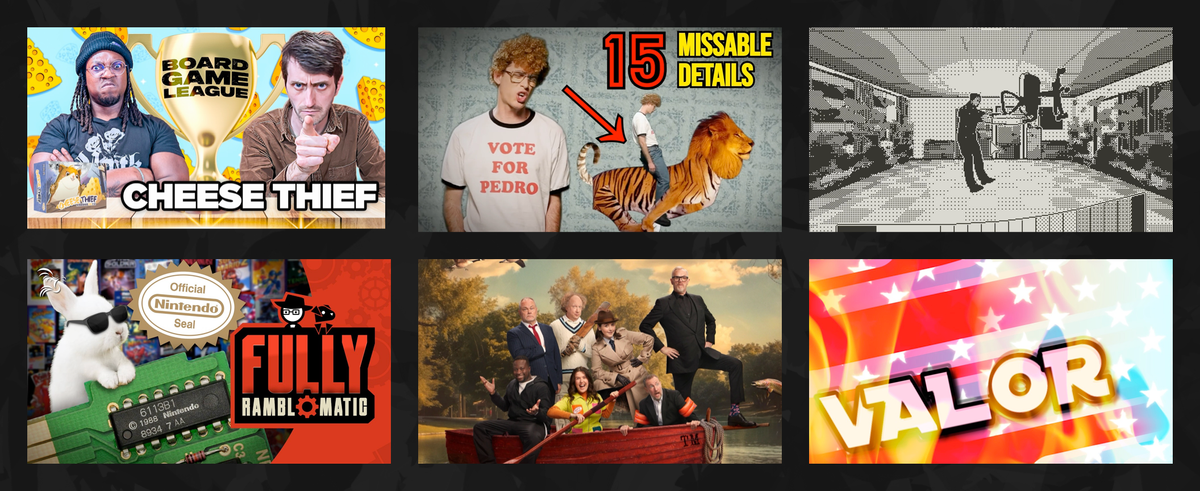 A collage of the media I've engaged with this week.