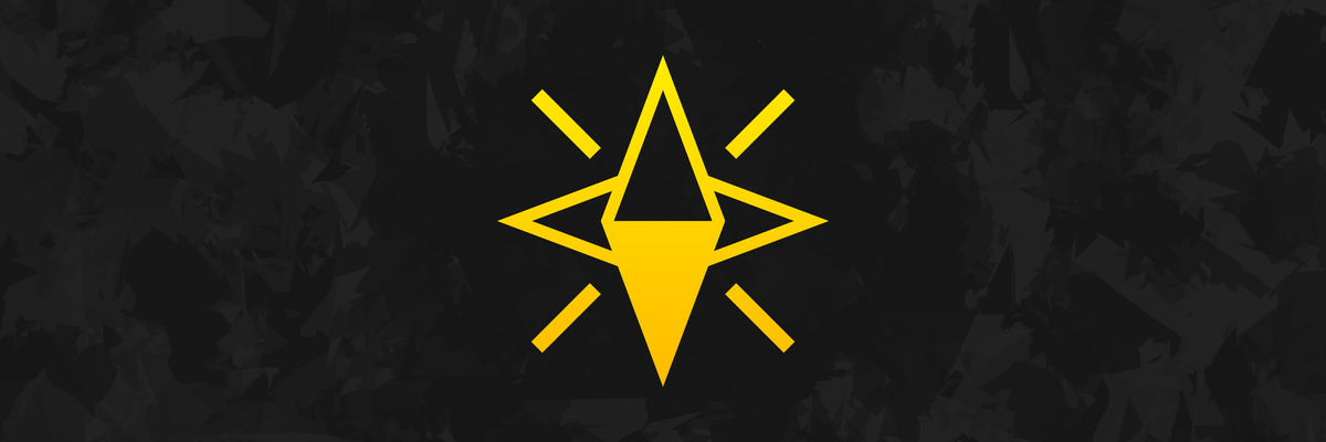 Gold EyeSpark Banner.