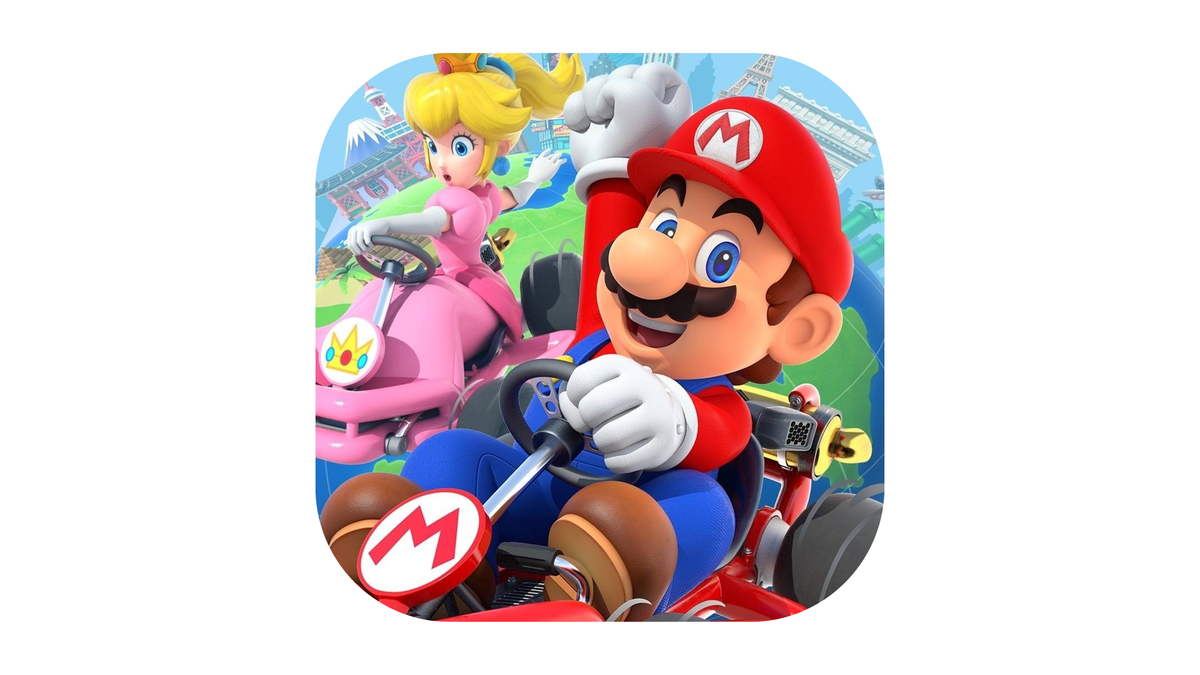 The original App icon for Mario Kart Tour.
