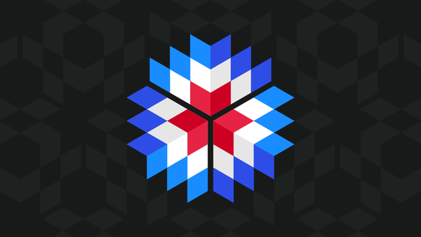 The logo for the Santo Domingo Winter 2026 speedcubing competition, surrounded by a mosaic of Rubik's Cubes.