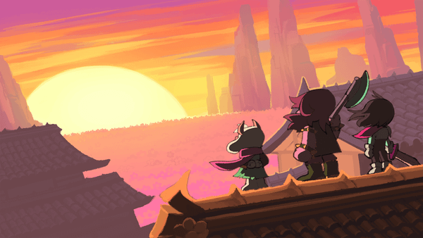 The trailer art for Deltarune Chapter 5.