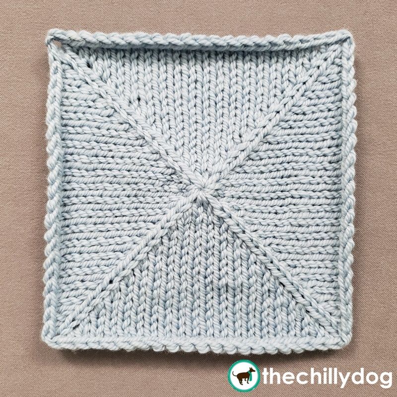 The median increases slant TOWARD the diagonals of the square.