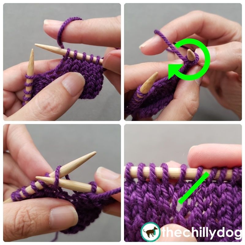 Option 3: Reverse YO (rev YO) then work the yarn over through the front loop in the next row or round.