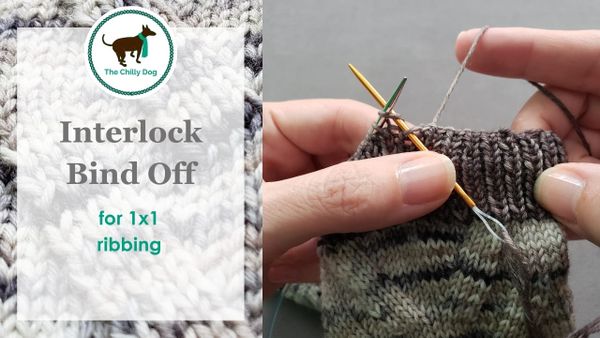Interlock Bind Off for 1x1 Ribbing