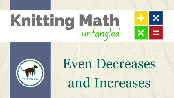 Evenly Spaced Increases & Decreases