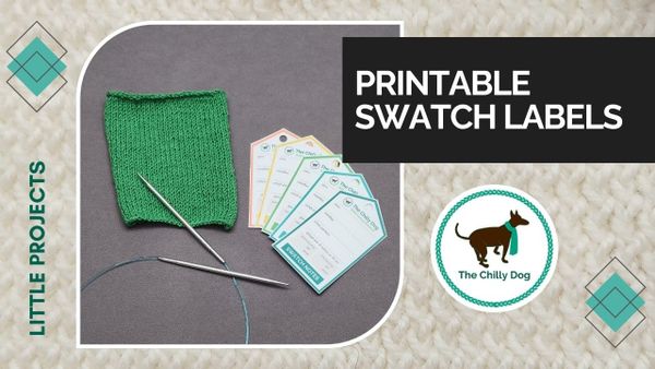 Knitting Swatch Labels