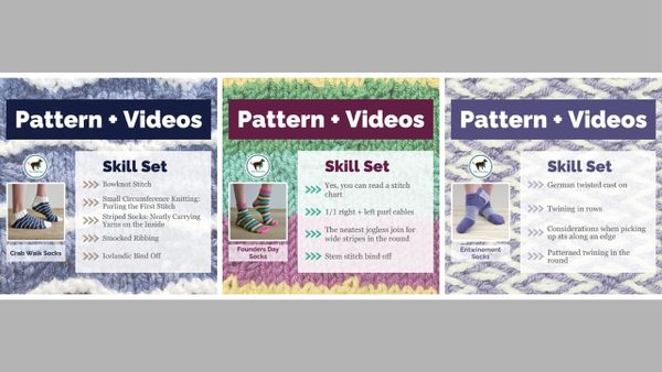 3 Knit + Learn Bundles for a colorful end of summer