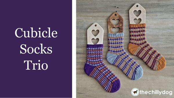 Cubicle Socks Trio + A Course in Binding Off