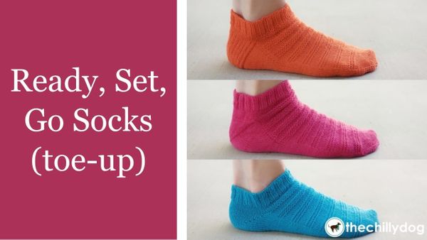 Ready, Set, Go Socks (Toe-Up)