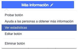 Ver estadísticas del llamado a la acción en Facebook