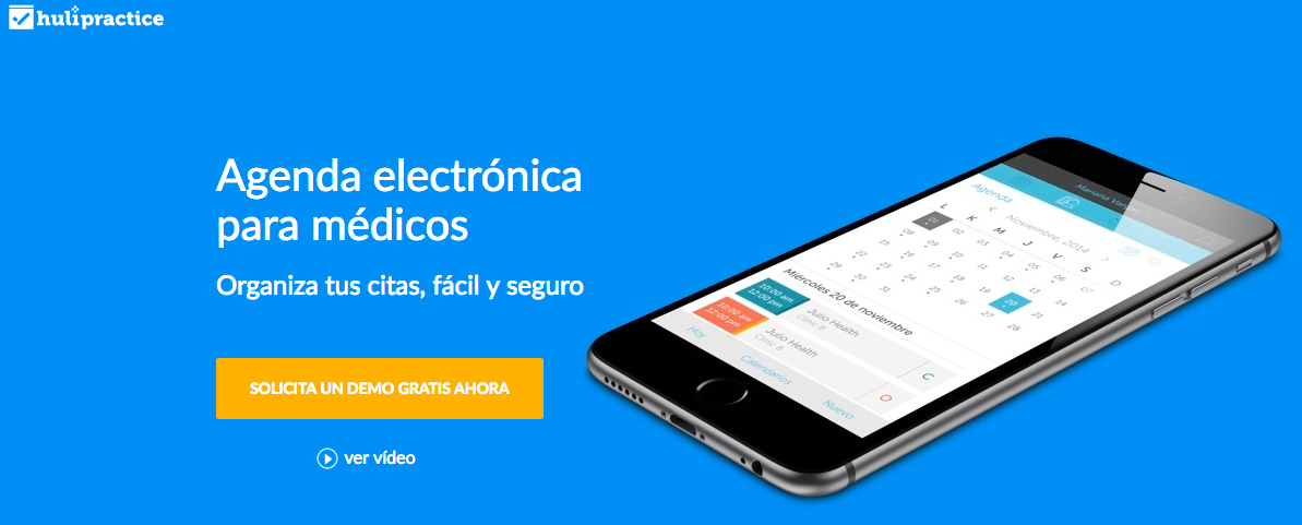 Imagen de "Solicita un demo gratis ahora de HuliPractice"
