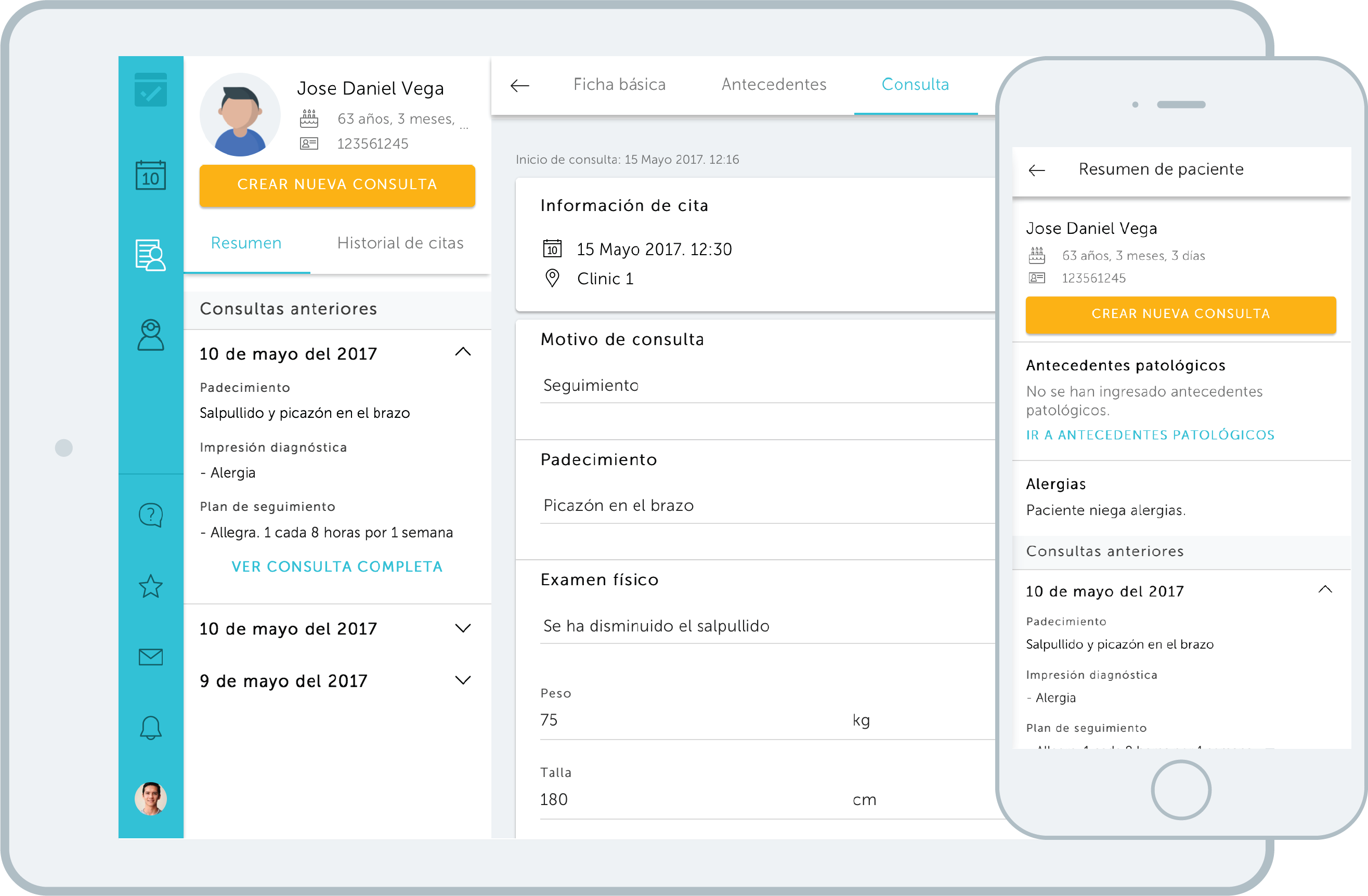 Resumen de consulta - HuliPractice