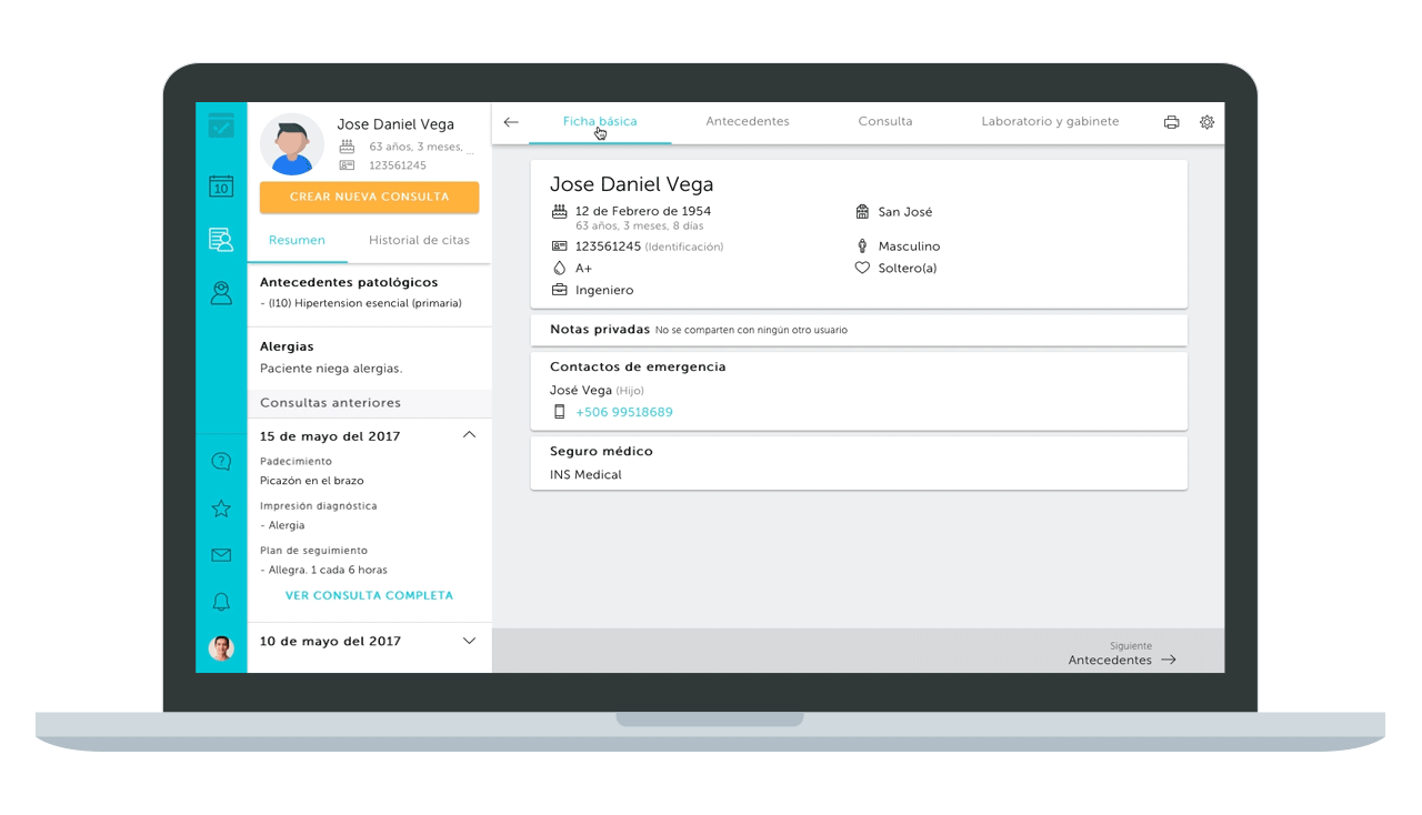 Expediente médico electrónico 2.0 de HuliPractice