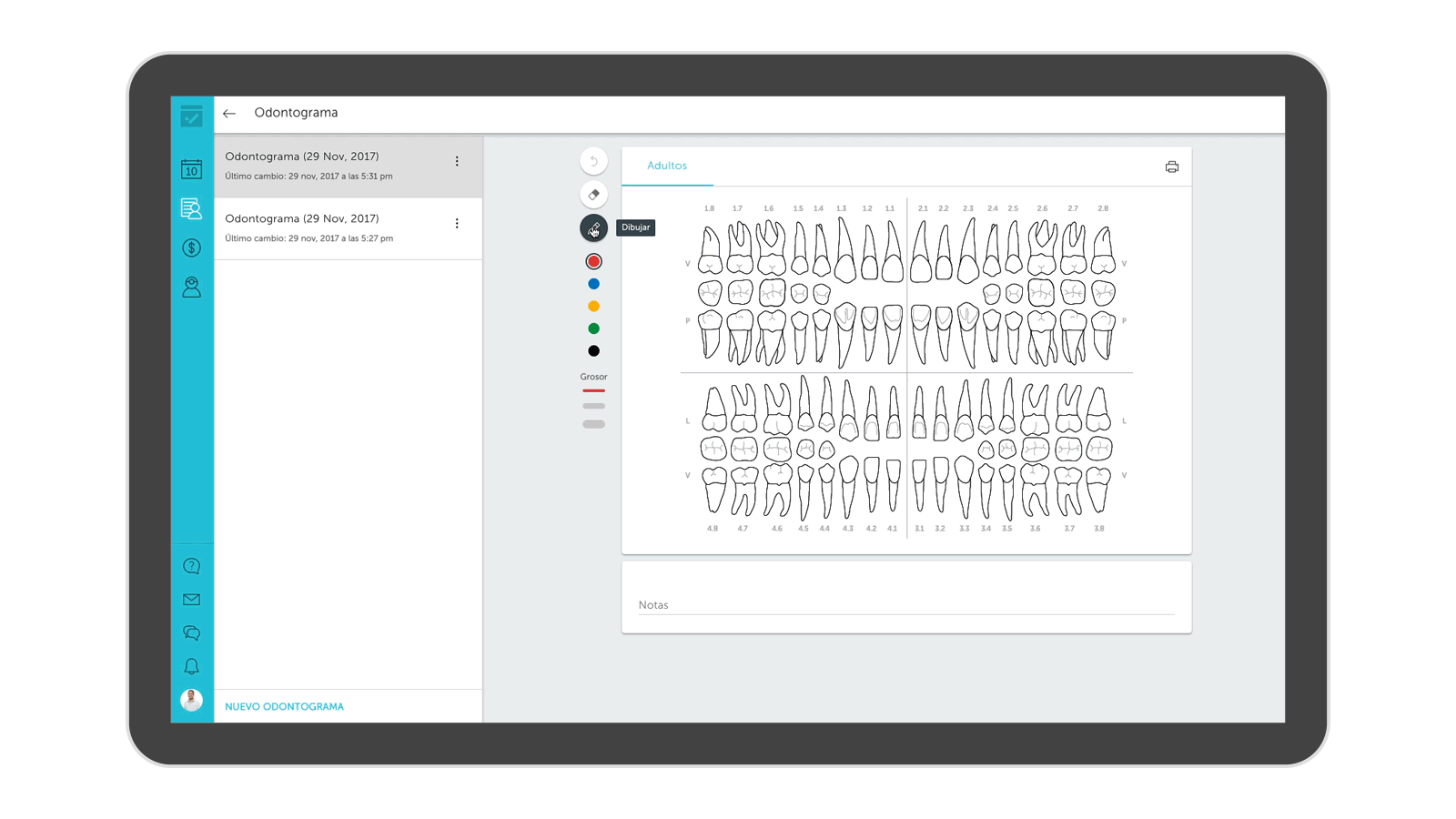 Módulo odontológico para el expediente de HuliPractice