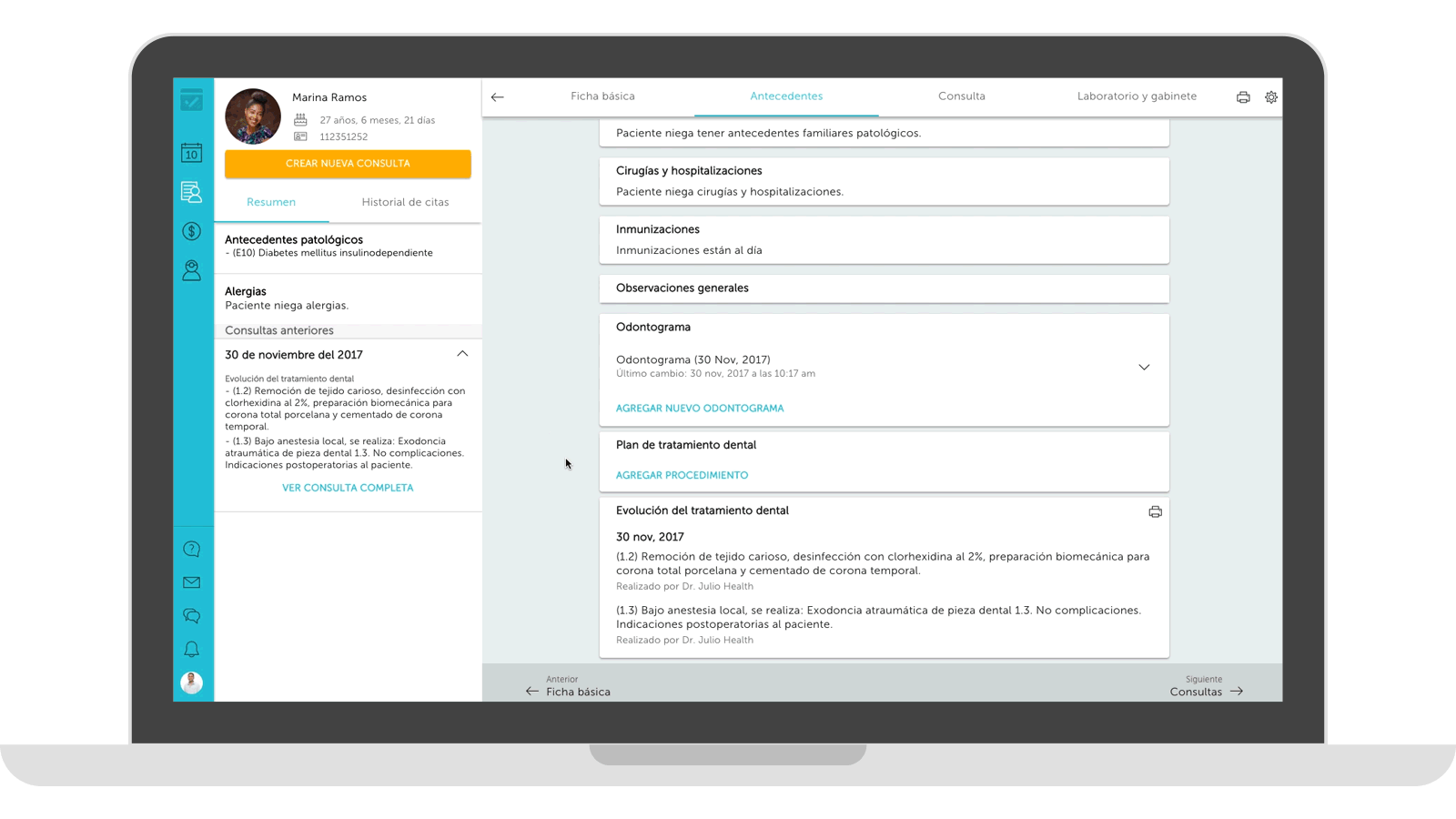 Plan de tratamiento ondontológico